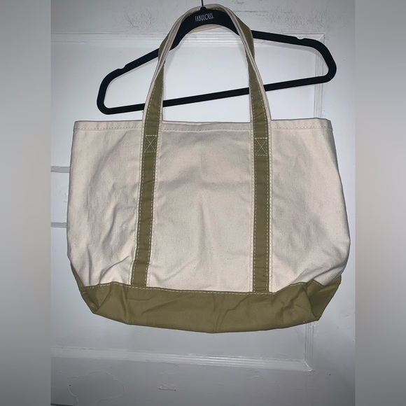 The Black Dog Bags The Black Dog Canvas Tote With Green Color S